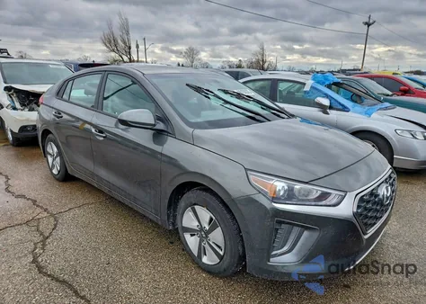 2022 Hyundai Ioniq Blue из США, поврежденный, VIN KMHC65LC6NU274801